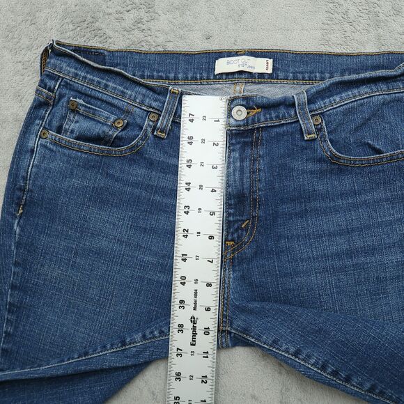 Levi's 515 Jeans Women's Size 12S Blue Mid-Rise Bootcut Denim Pants 28.5" Inseam - Picture 6 of 15